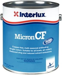 Picture of Interlux Paint YBD101/1 Micron CF Copper Free Antifouling Bottom Paint Green Gallon