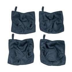 Picture of Lippert Components 2022107823 Cozy Bowl Holder Set 4-Piece Navy Polyester Microwave Safe