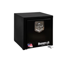 Picture of Buyers 1703320 Black Steel Underbody Truck Box with T-Handle Latch, 15 x 13 x 15 Inch