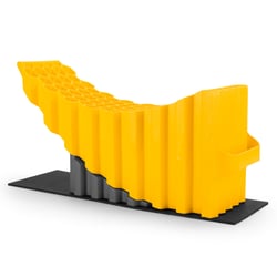 Picture of Camco 44436 Curved Trailer Aid with Wheel Chock and Base Pad