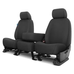 Picture of Covercraft SS3456PCCH Polycotton SeatSaver Custom Front Row Seat Covers - Charcoal