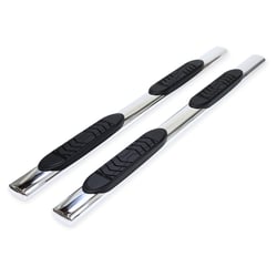 Picture of TrailFX A7084S 5 Inch Oval Side Step Bars Polished Stainless Steel