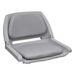 Picture of Wise Seating 8WD139LS-717 Deluxe Molded Plastic Fold-Down Seat with Cushions Gray
