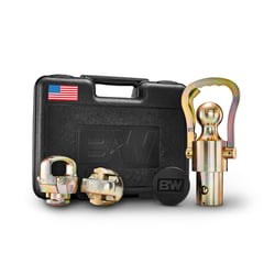 Picture of B&W GNXA2061 Gooseneck Ball & Safety Chain Loops with Hole Plug for GM/Ford/Nissan
