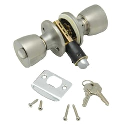 Picture of AP 013220SS Stainless Steel Entry Door Knob Lock Set with Keys