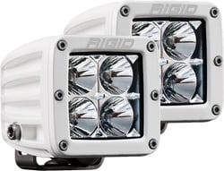 Picture of RIGID Industries 602113 D-Series Pro Hybrid Flood LED Light Pair White Surface Mount