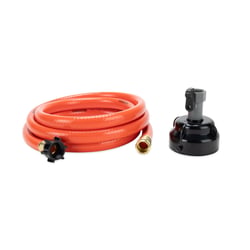 Picture of Camco 22999 RhinoFlex 10' RV Sewer Hose Rinse System with 4-Way Cleaning Cap