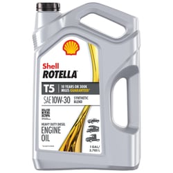 Picture of Shell Oil 550045130 Rotella T5 10W-30 Synthetic Blend Diesel Engine Oil