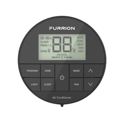 Picture of Furrion 2024042658 Chill Multi-Zone Wall Thermostat Black 3 Fan Speeds R32