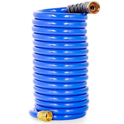 Picture of Camco 41983 20-Foot Coiled Hose with Brass Fittings