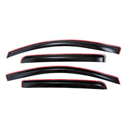 Picture of TrailFX 4995IC In-Channel Window Vents Rain Guards Smoke Acrylic 4-Piece Set