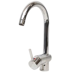 Picture of Scandvik 70104 Chrome Plated Brass Nordic J-Spout Galley Mixer Faucet