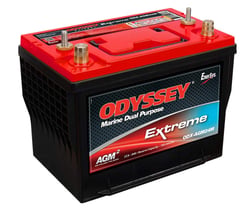Picture of Odyssey Battery ODX-AGM24M Group 24 Marine Dual Purpose AGM Battery 840 CCA 76Ah