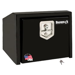 Picture of Buyers 1703352 Underbody Truck Tool Box with Slanted Back, Black Steel 14x12x24 Inch
