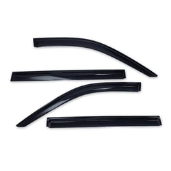 Picture of TrailFX 4716H Window Vent Visor Rain Guards 4-Piece Set Smoke Acrylic