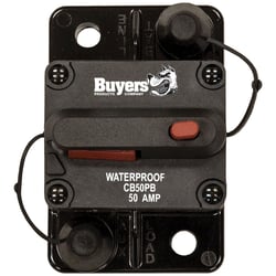 Picture of Buyers CB50PB 50 Amp Circuit Breaker Push-to-Reset Waterproof
