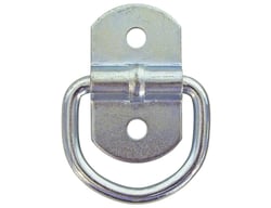 Picture of Buyers B23PKGD Zinc Plated D-Ring 1/4 Inch with Clip - 8 Pack
