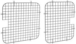 Picture of WeatherGuard 88027 Hinged Side Door Window Screen Set for GM Vans