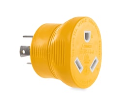 Picture of Camco 55338 30 Amp Power Grip Generator Adapter 4-Prong 125V L5-30/L14-30