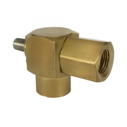 Picture of BluBird RPBSDA38 Brass 90-Degree Swivel Inlet 3/8" NPT for Hose Reel