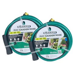 Picture of Avagard AVGPV5815-2pk 5/8" x 15' PVC Water Hose Assembly 2-Pack with GHT Fittings