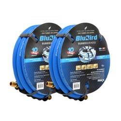 Picture of BluBird BB3815-2pk Rubber Air Hose Assembly 3/8" x 15' 300 PSI EPDM 2-Pack