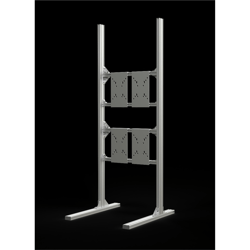 Picture of AG-Lite ALMSTD-4 Aluminum Hose Reel Stand - 4 Reel Capacity