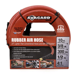 Picture of Avagard 10010105 BluBird Rubber Air Hose 3/8 in. x 10 ft.