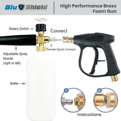 Picture of Blushield PWA043 Metal Brass Foam Gun High Pressure Washer Cannon