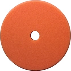 Picture of Presta 890191 PACE Medium Cutting Foam Pad 5.5 Inch Orange Hook and Loop