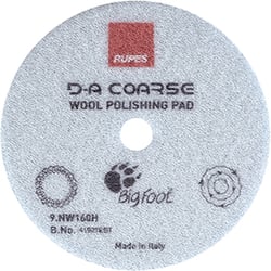 Picture of Rupes Usa 9.NW160H Blue Wool Polishing Pad Precision Pro Coarse 160mm