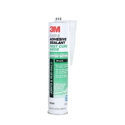 Picture of 3M 7000120497 Marine Adhesive Sealant Fast Cure 4200FC Black 10oz Cartridge
