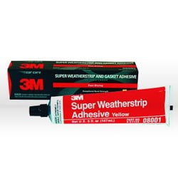 Picture of 3M 7000000456 Super Weatherstrip and Gasket Adhesive Yellow 5 oz Tube