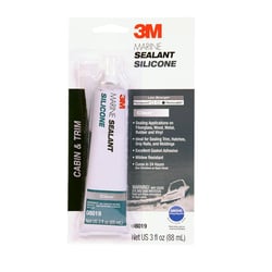 Picture of 3M 7000120480 Marine Grade Silicone Sealant Clear 3 oz Tube