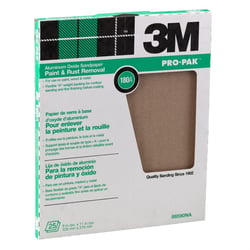 Picture of 3M 7010382889 Pro-Pak Aluminum Oxide Sanding Sheets 9x11 Inch 60 Grit