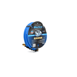 Picture of BluBird 10010350 Rubber Air Hose Assembly 3/8" x 10' 300 PSI EPDM