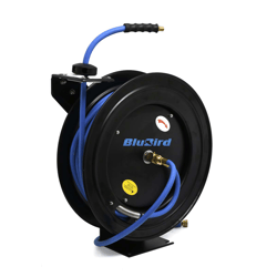 Picture of BluBird 10010473 Retractable Air Hose Reel 1/2 in. x 65 ft. Heavy Duty Steel