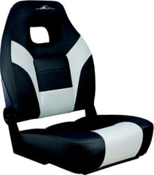 Picture of Springfield Marine 1062585 Incognito Edition Premium Folding Boat Seat Charcoal Gray