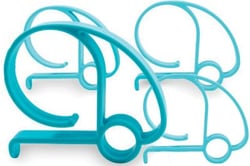 Picture of Camco 44004 Tablecloth Clamps Light Blue 4 Pack
