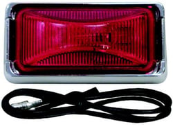 Picture of Anderson Manufacturing V203KR LED Clearance Side Marker Light with Black Bracket, Red