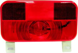 Picture of Anderson Manufacturing V25923 RV Stop Turn Tail Light Driver Side with License Plate Bracket