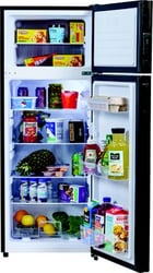 Picture of American Tec 180-2712 8 cu ft RV Refrigerator Freezer 12V Black Right Hand Door