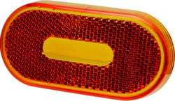 Picture of Fasteners Unlimited CMD89121A Amber Polycarbonate Replacement Lens 4" x 2"
