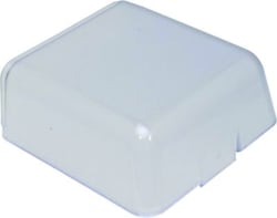 Picture of Fasteners Unlimited CMD89207C Command Star 12V Porch Light Replacement Lens Clear Polycarbonate