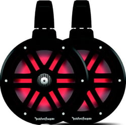 Picture of Yara North America M2WL-8B Rockford Fosgate 8" Wake Tower Speakers with RGB LED Lighting