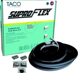 Picture of Taco Metals V11-9993BBK60-2 SuproFlex Rub Rail Kit 2" x 1-1/4" x 60' Black