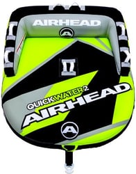 Picture of Airhead Sports Group AHT50187YBK Quick Water Towable Tube Yellow/Black 1-2 Riders