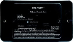 Picture of MTI Industries 62542BLTR 62 Series Surface Mount Carbon Monoxide Alarm with Trim Ring