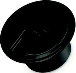 Picture of RV Designer B105 Universal Round Electrical Cable Hatch - Black