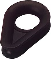 Picture of Sea-Dog Line 173571 Standard Rope Thimble Black Nylon 1/4 Inch